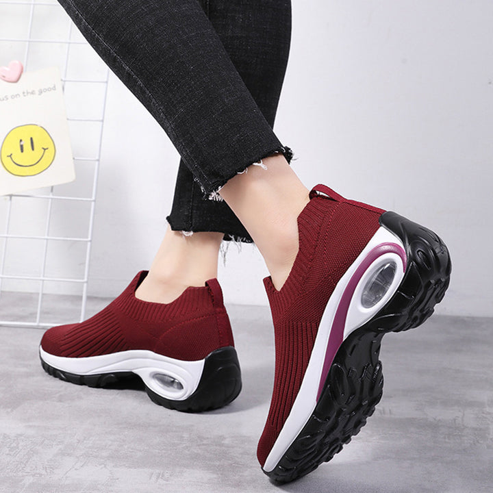 Sneakers Women Air Cushion Mesh Breathable Running/Walking Sports Shoes - FZ ALLURES