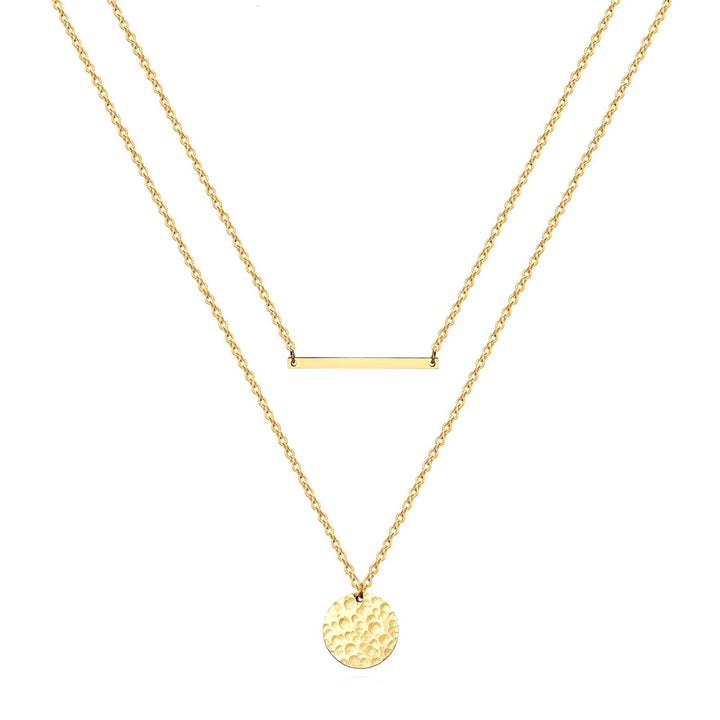 18K GOLD PLATED SS NECKLACE - FZ ALLURES