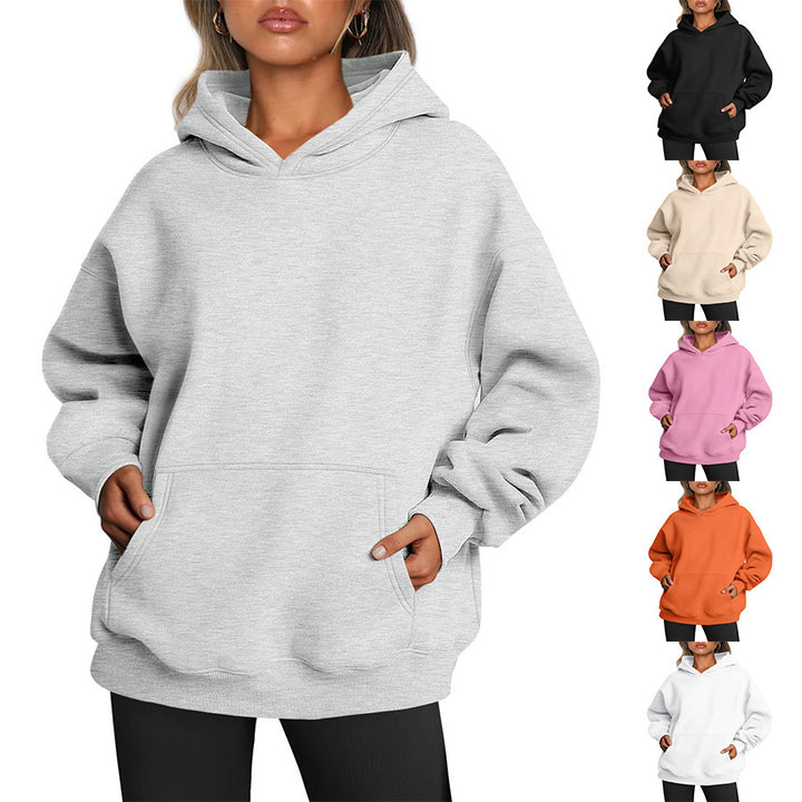 Fashionable and Simple Women's Oversized Hoodies - Winter Fall Outfits Sports Clothes - FZ ALLURES