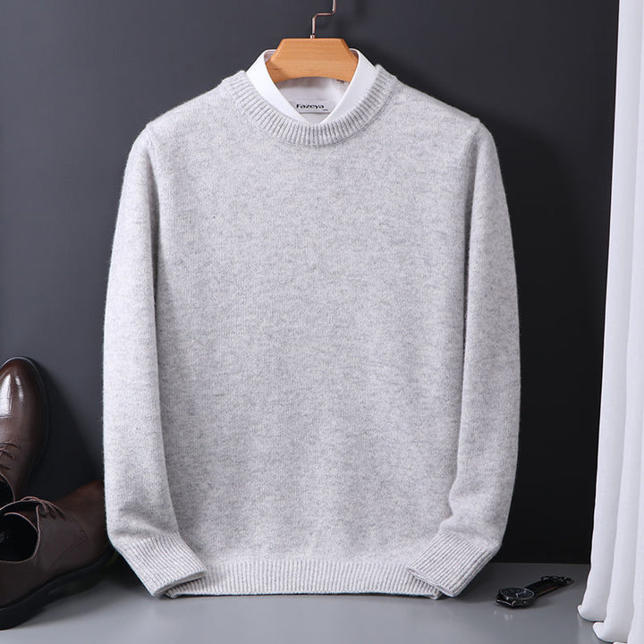 Soft and Skin Friendly, Round Neck Sweater, Loose Oversized Knit Sweater - FZ ALLURES