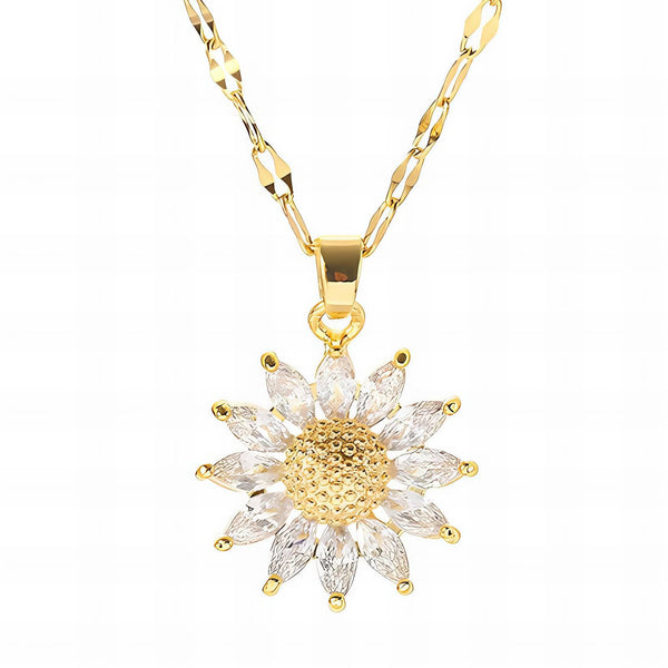 18K GOLD PLATED SS "FLOWER NECKLACE" - FZ ALLURES