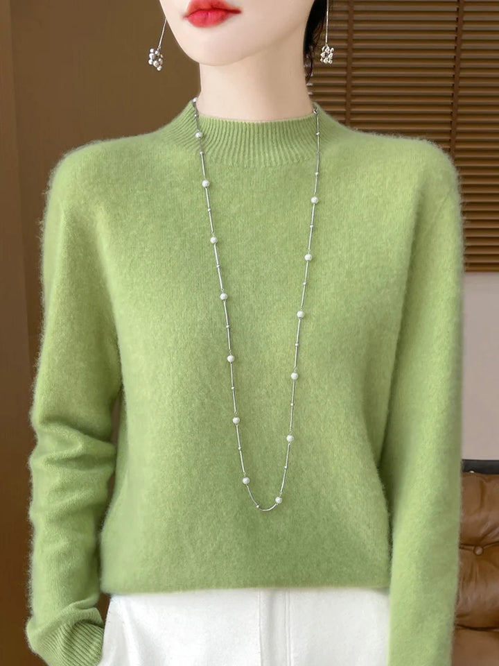 Apple Green Classic Sweater- FZ Allures