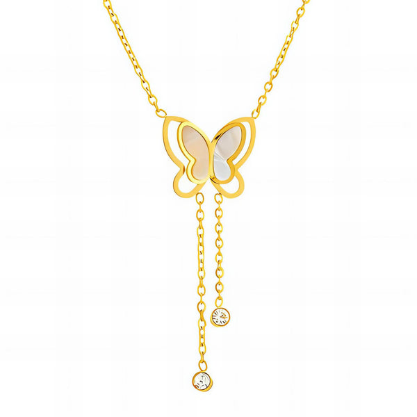 18K GOLD PLATED SS "BUTTERFLY NECKLACE" - FZ ALLURES