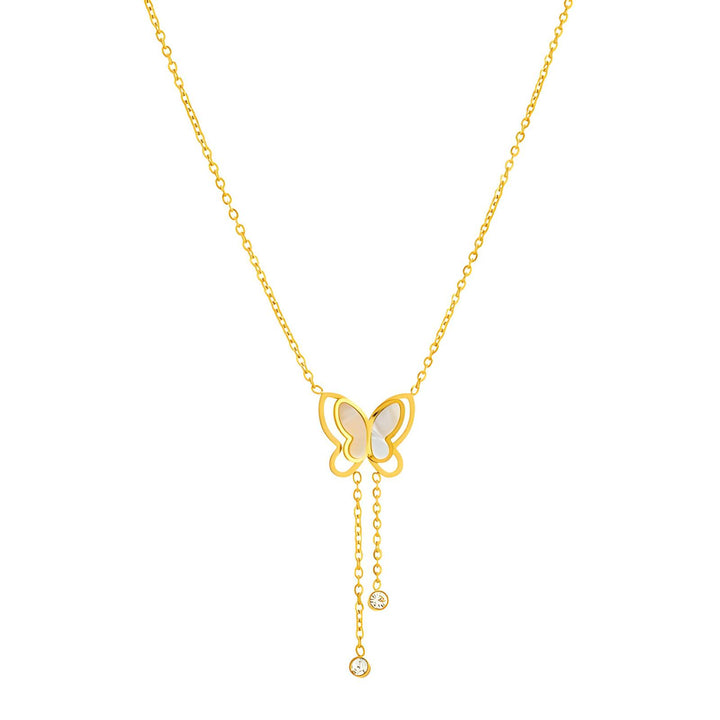 18K GOLD PLATED SS "BUTTERFLY NECKLACE" - FZ ALLURES