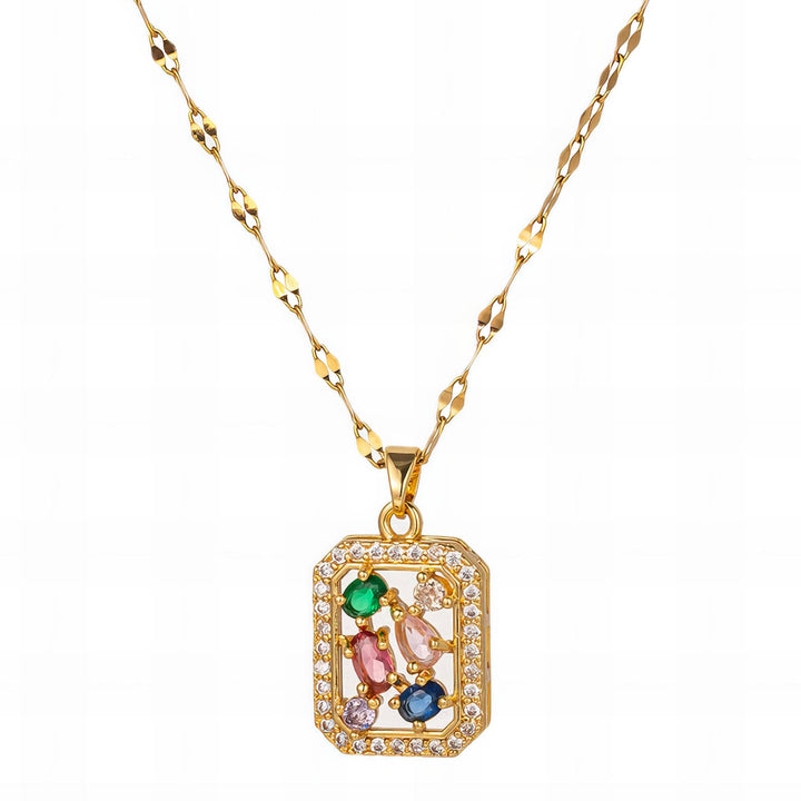 19K GOLD PLATED SS "Elegant Necklace" - FZ ALLURES