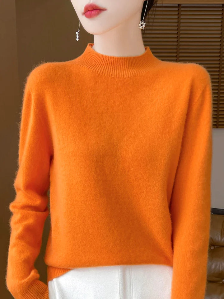 Autumn Winter  Sweater - Orange color - FZ Allures 