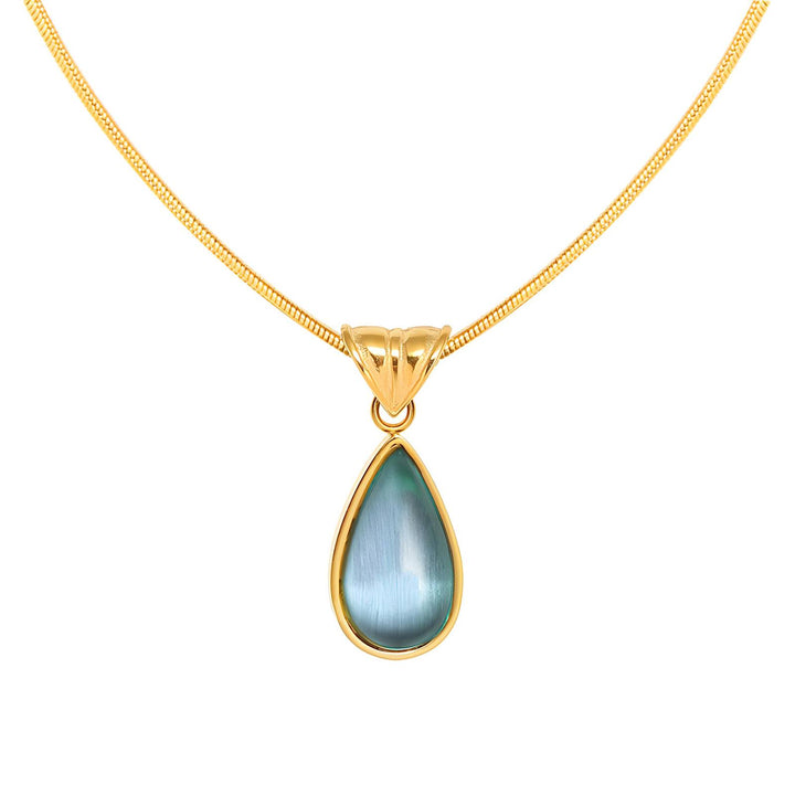 18K GOLD PLATED SS "Rain Drop" Necklace - FZ ALLURES