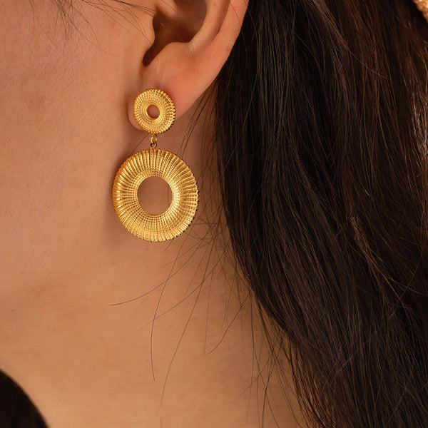 18K GOLD PLATED SS Earings - FZ ALLURES