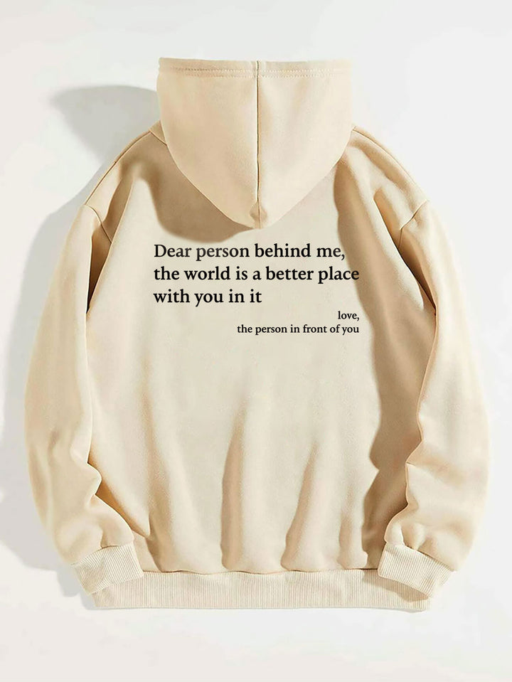 Unisex Trendy Hoodies - World is a Better Place with you. - FZ ALLURES