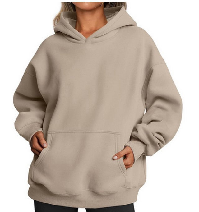 Fashionable and Simple Women's Oversized Hoodies - Winter Fall Outfits Sports Clothes - FZ ALLURES