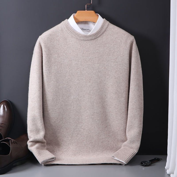 Soft and Skin Friendly, Round Neck Sweater, Loose Oversized Knit Sweater - FZ ALLURES