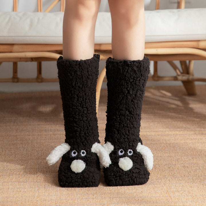 Cute Floor Socks Winter Warm Non-slip Plush Socks Glam Girls - FZ ALLURES